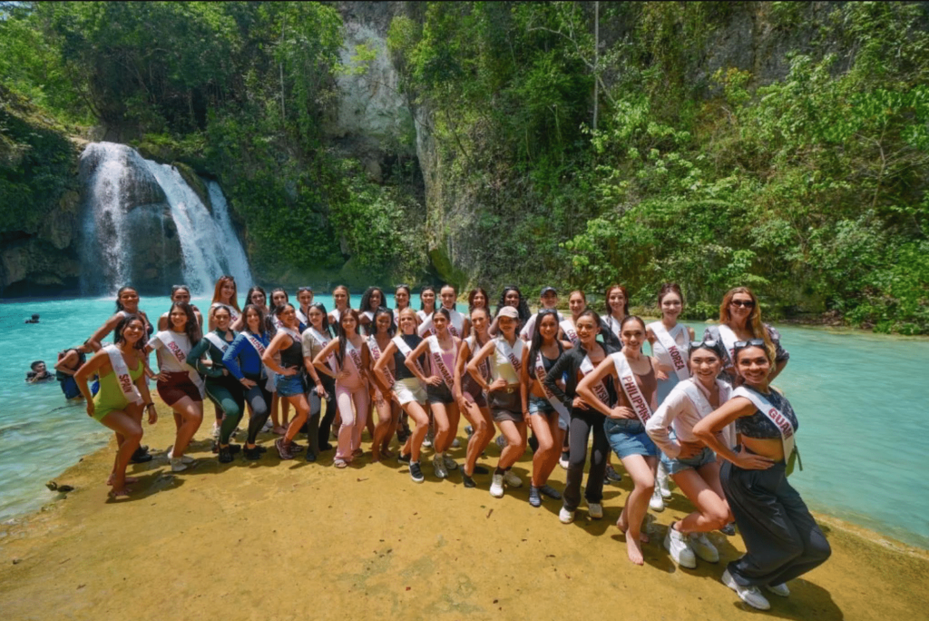 Where in Cebu have Miss Asia Pacific International candidates gone to